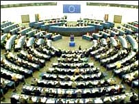L'Europarlamento di Bruxelles, elezioni europee